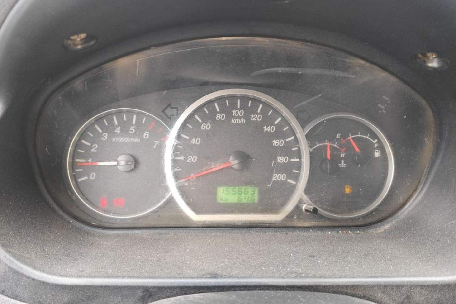 Used Wuling Hongguang 2010 1.2L Base Version China IV Standard Odometer Close Up