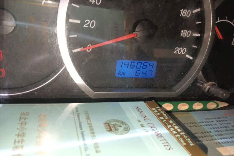 Used Wuling Hongguang 2010 1.2L Comfort Edition China IV Odometer Close Up