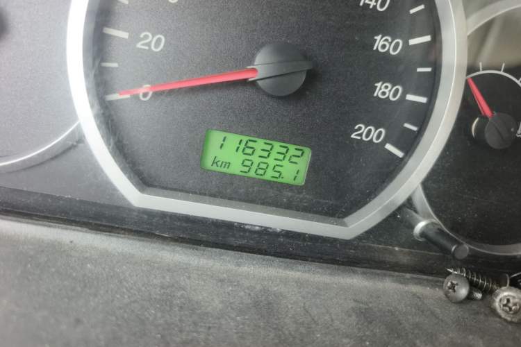 Used Wuling Hongguang 2010 1.2L Standard Version China IV Odometer Close Up