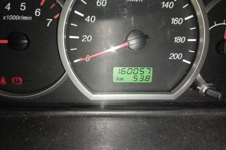 Used Wuling Hongguang 2010 1.2L Base Version China IV Standard Odometer Close Up