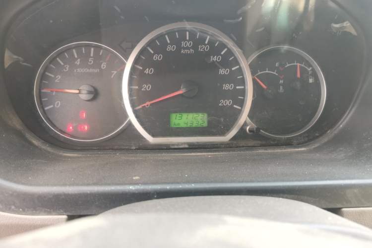 Used Wuling Hongguang 2010 1.2L Standard Version China IV Odometer Close Up