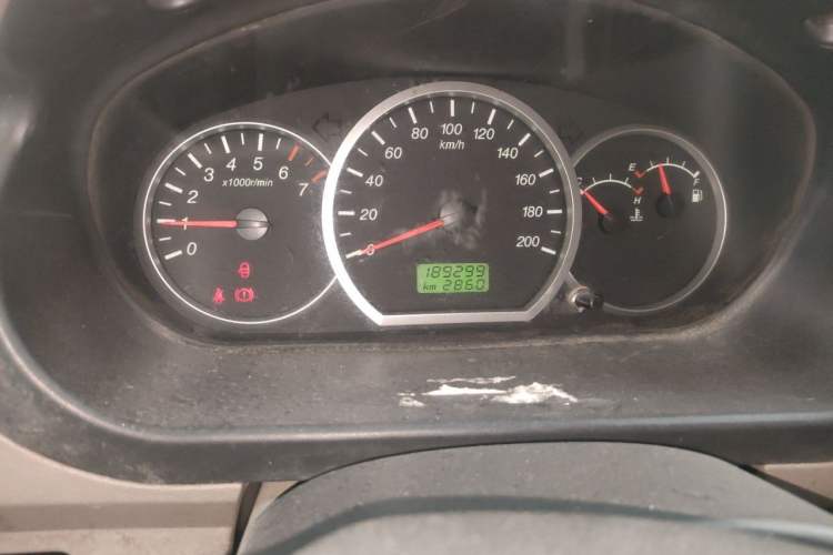 Used Wuling Hongguang 2010 1.2L Standard Version China IV Odometer Close Up