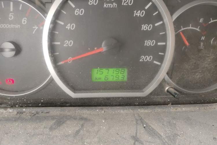Used Wuling Hongguang 2010 1.2L Standard Version China IV Odometer Close Up