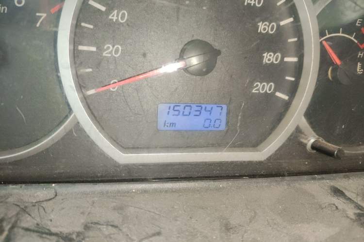 Used Wuling Hongguang 2010 1.2L Comfort Edition China IV Odometer Close Up