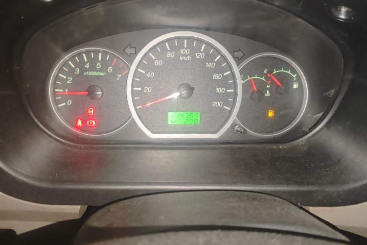 Used Wuling Hongguang 2010 1.2L Standard Version China IV Odometer Close Up