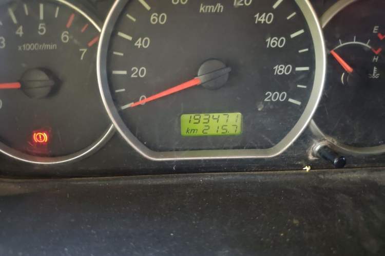Used Wuling Hongguang 2010 1.2L Base Version China IV Standard Odometer Close Up