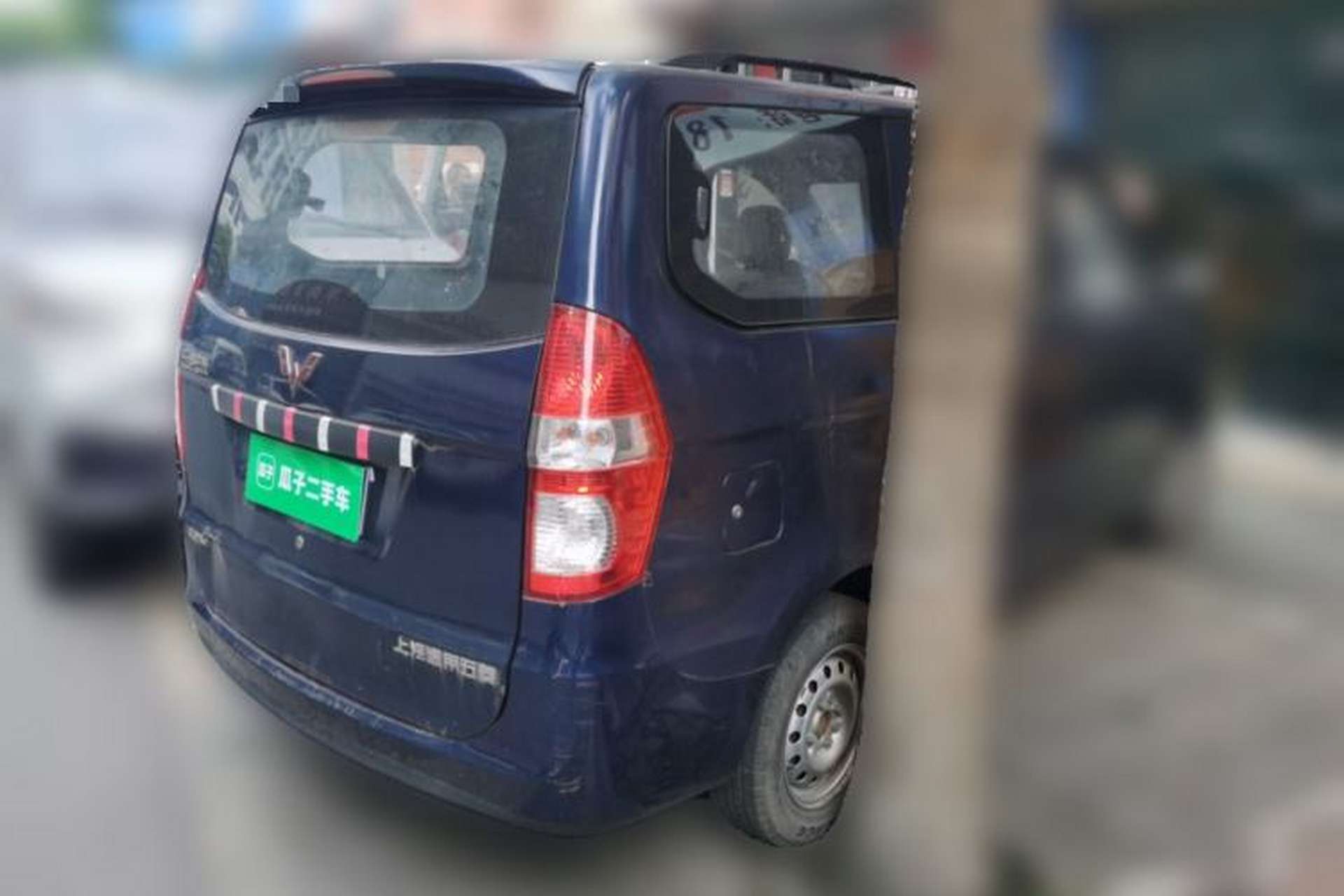 Used Wuling Hongguang 2013 1.2L S Comfort Model China IV Standard Rear Right 45 Deg