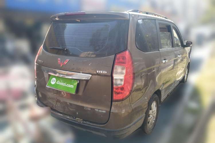 Used Wuling Hongguang 2013 1.5L S Luxury Model Rear Right 45 Deg