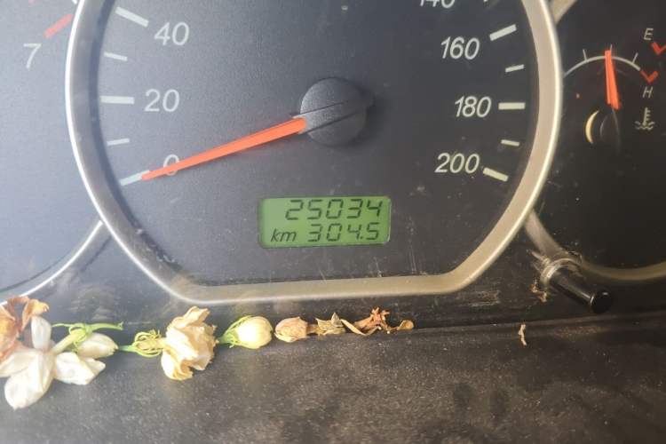 Used Wuling Hongguang 2014 1.5L S Comfort Model Odometer Close Up