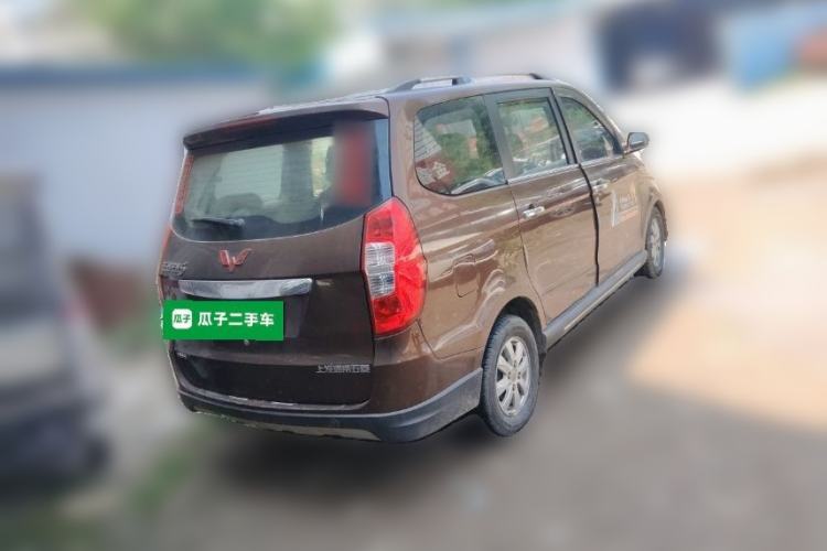 Used Wuling Hongguang 2014 1.5L S Luxury Model Rear Right 45 Deg