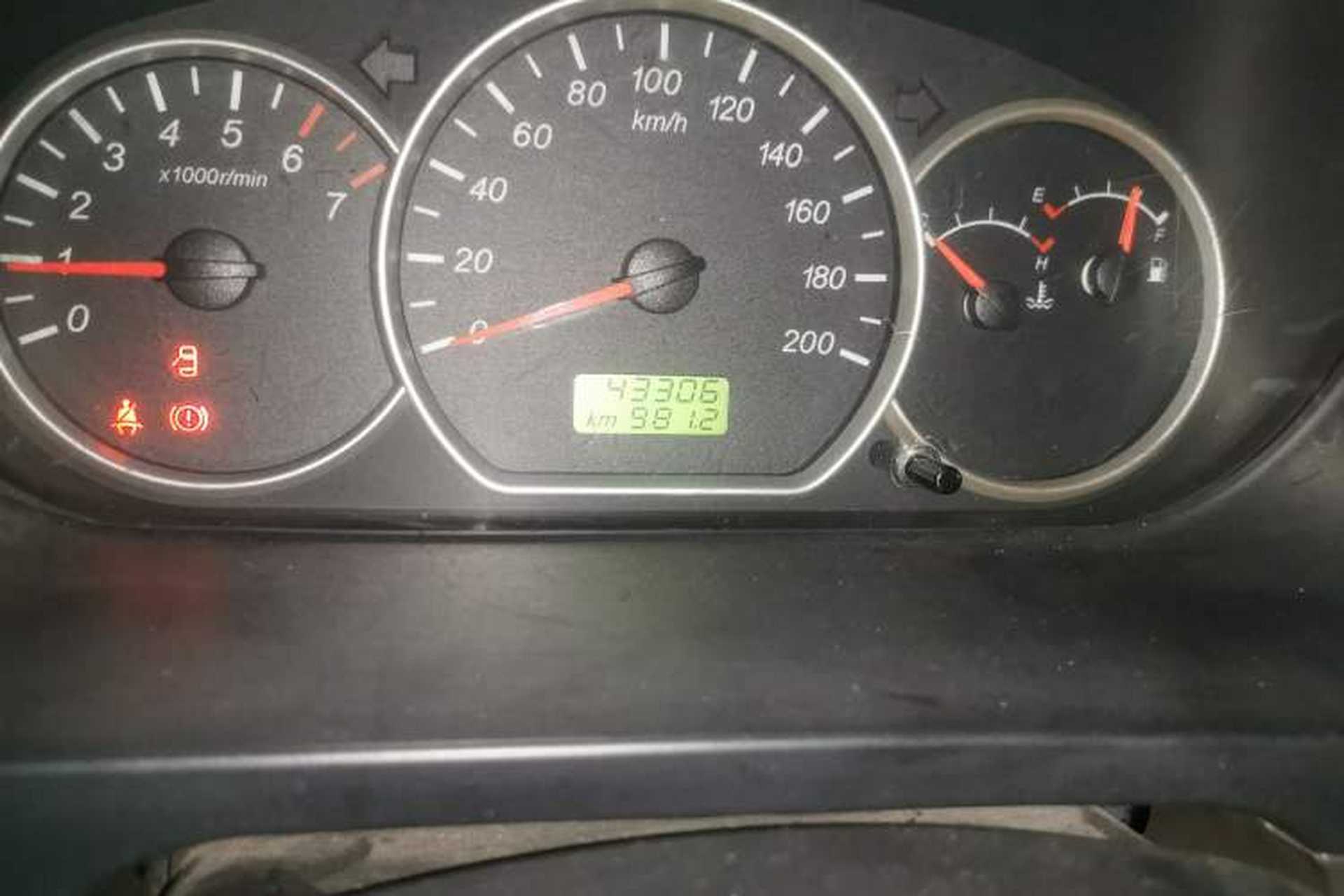 Used Wuling Hongguang 2014 1.5L Standard Version Odometer Close Up