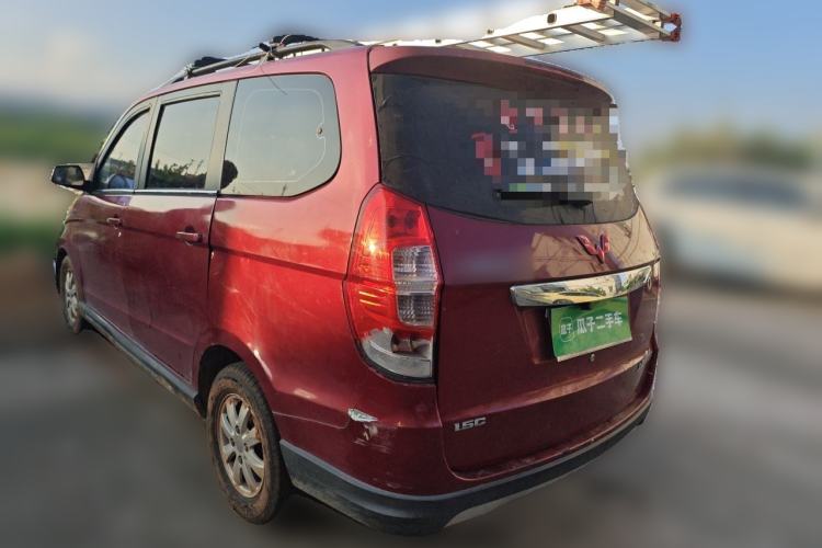 Used Wuling Hongguang 2014 1.5L S Comfort Model Rear Left 45 Deg