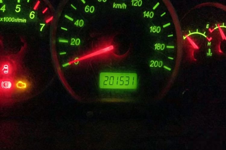 Used Wuling Hongguang 2014 1.2L Standard Model China IV Odometer Close Up