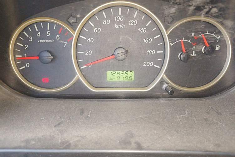 Used Wuling Hongguang 2014 1.2L Base Model China IV Odometer Close Up