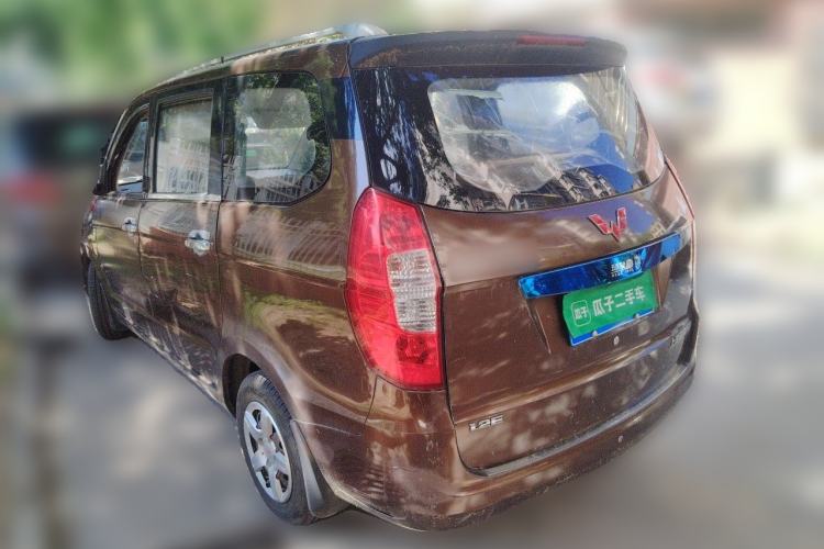 Used Wuling Hongguang 2015 1.2L S Base Model China V Standard Rear Left 45 Deg