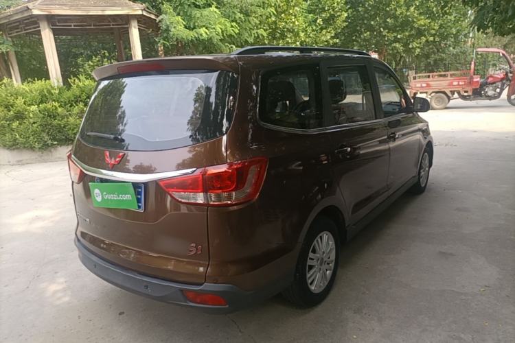 Used Wuling Hongguang 2015 1.5L S1 Comfort China V Standard Rear Right 45 Deg