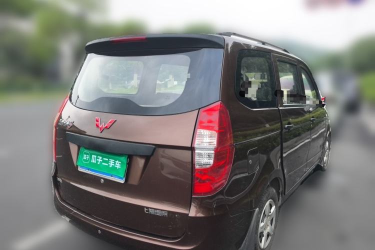 Used Wuling Hongguang 2015 1.5L S Base Model China IV Rear Right 45 Deg