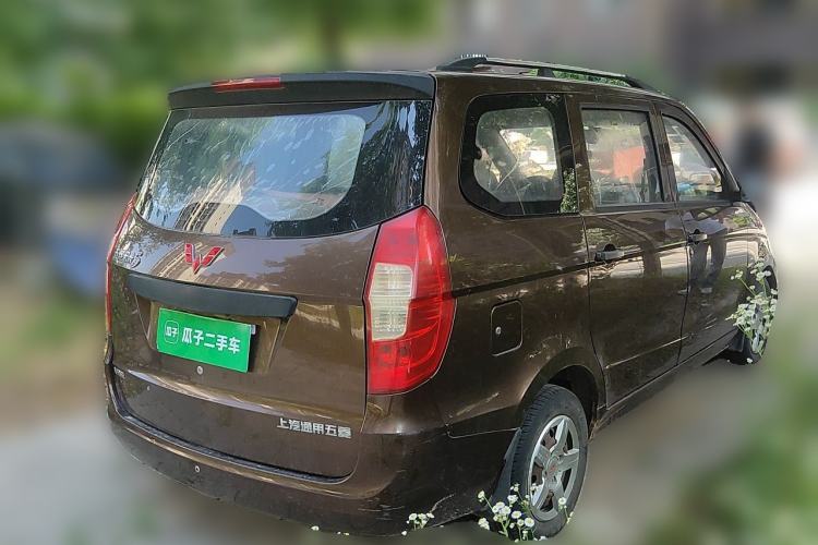 Used Wuling Hongguang 2015 1.2L S Base Model China V Standard Rear Right 45 Deg