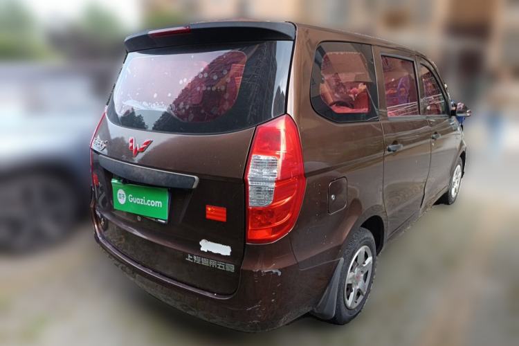 Used Wuling Hongguang 2015 1.5L S Basic Version China V Standard Rear Right 45 Deg