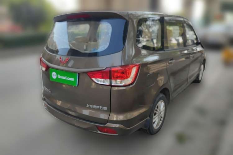 Used Wuling Hongguang 2015 1.5L S1 Standard China V-Emission Standards Rear Right 45 Deg