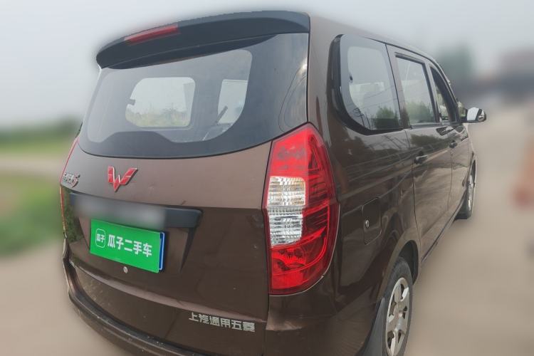 Used Wuling Hongguang 2015 1.2L S Base Model China V Standard Rear Right 45 Deg