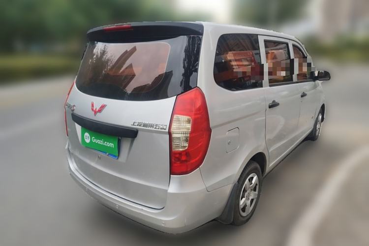 Used Wuling Hongguang 2015 1.5L S Basic Version China V Standard Rear Right 45 Deg
