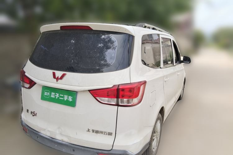 Used Wuling Hongguang 2015 1.5L S1 Standard China V-Emission Standards Rear Right 45 Deg