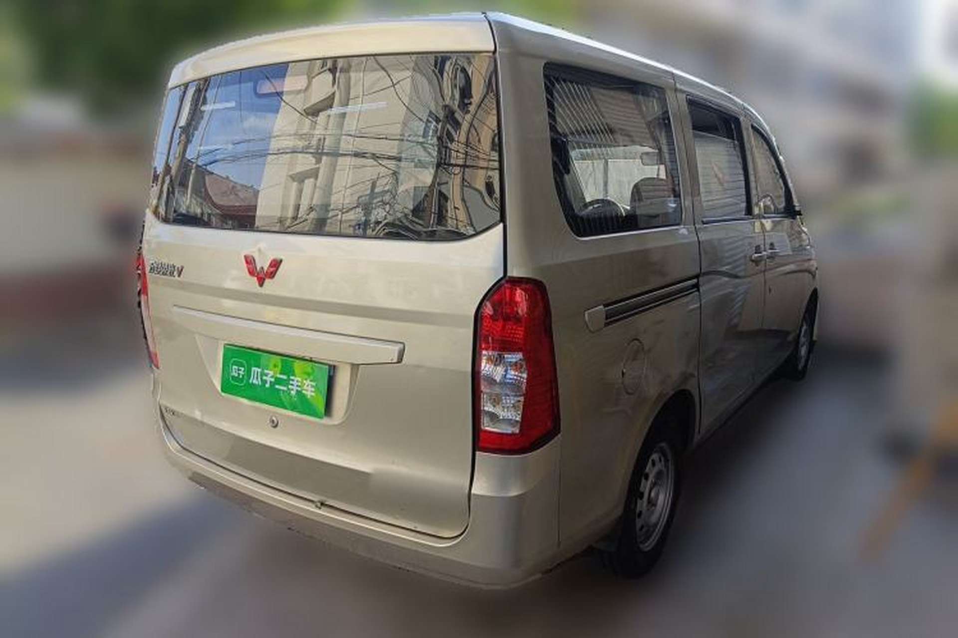 Used Wuling Hongguang 2015 1.5L S Basic Version China V Standard Rear Right 45 Deg