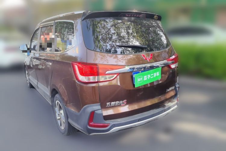 Used Wuling Hongguang 2016 1.5L S1 Deluxe Model China V-standard Rear Left 45 Deg