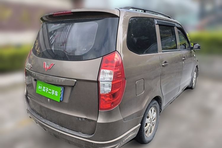 Used Wuling Hongguang 2016 1.5L Restyled S Comfort Version Rear Right 45 Deg