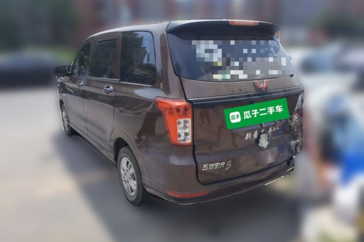 Used Wuling Hongguang 2019 1.5L S Basic Version China VI Standard LAR Rear Left 45 Deg