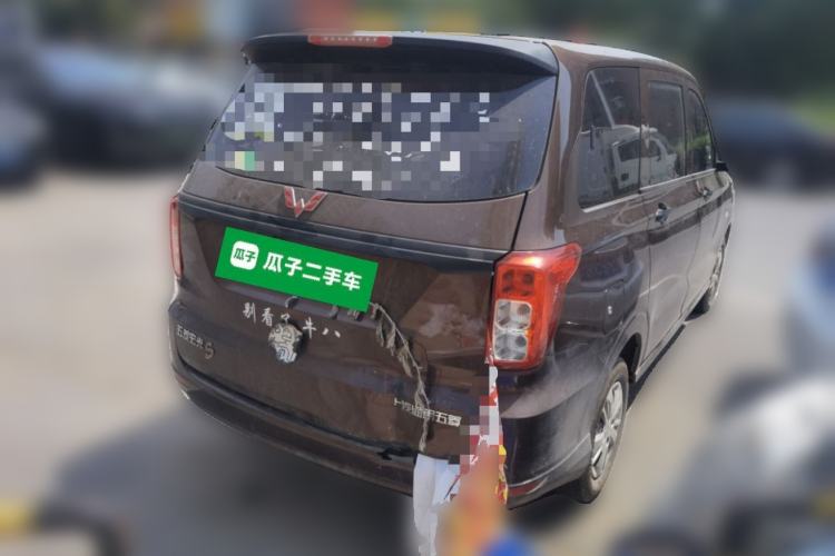Used Wuling Hongguang 2019 1.5L S Basic Version China VI Standard LAR Rear Right 45 Deg