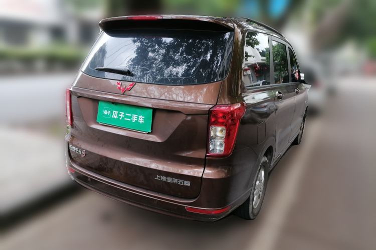 Used Wuling Hongguang 2019 1.5L S Comfort Edition China VI LAR Rear Right 45 Deg
