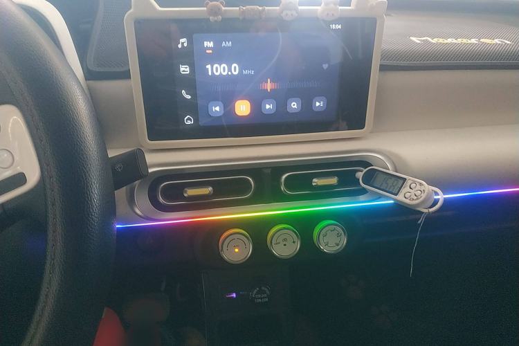 Used Wuling Hongguang MINIEV 2024 3rd Generation 215km Advanced Version Audio And AC Panel