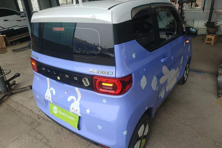Used Wuling Hongguang MINIEV 2022 Macaron Premium Model – Lithium Iron Phosphate Rear Right 45 Deg