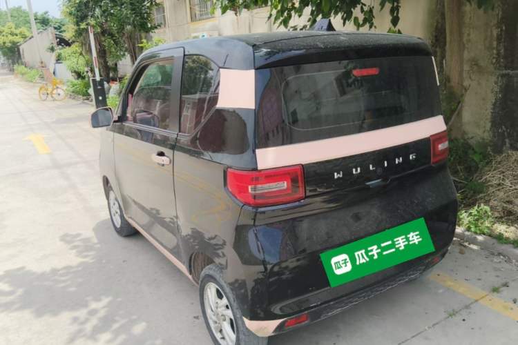 Used Wuling Hongguang MINIEV 2020 Enjoyment Model Lithium Iron Phosphate Rear Left 45 Deg
