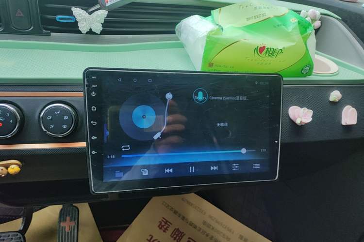 Used Wuling Hongguang MINIEV 2020 Enjoyment Model Lithium Iron Phosphate Audio And AC Panel