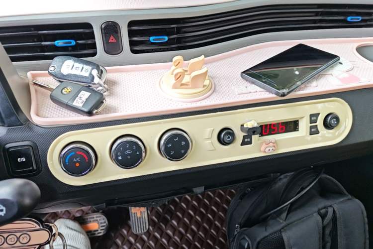 Used Wuling Hongguang MINIEV 2020 Enjoyment Model Lithium Iron Phosphate Audio And AC Panel