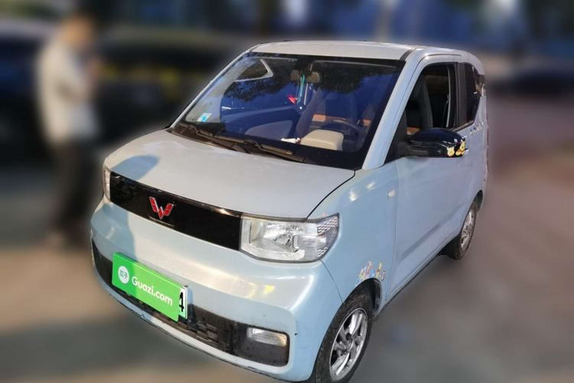 Used Wuling Hongguang MINIEV 2020 Easy Version Lithium-Ion Battery Front Left 45 Deg