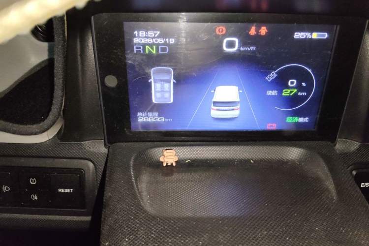 Used Wuling Hongguang MINIEV 2020 Freedom Version Lithium Iron Phosphate Odometer Close Up