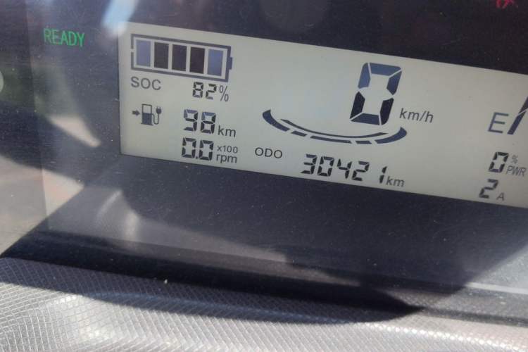 Used Wuling Hongguang MINIEV 2020 Lite Version Lithium Iron Phosphate Odometer Close Up