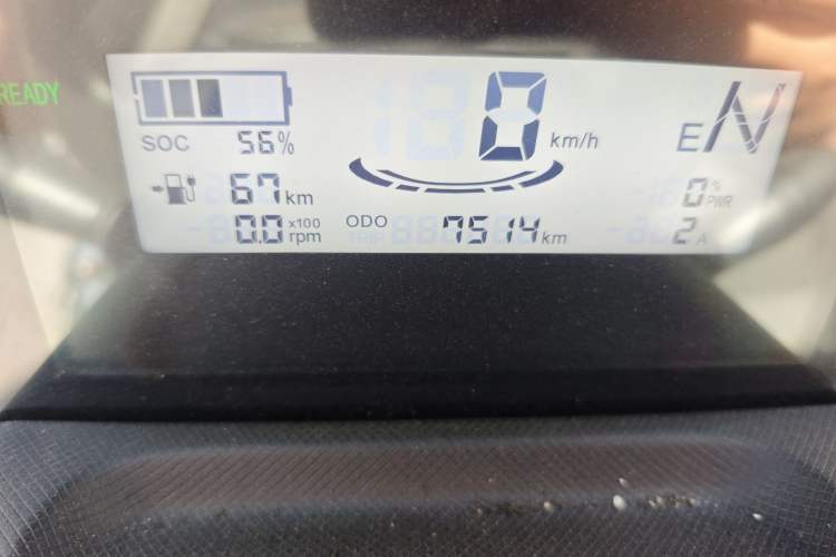 Used Wuling Hongguang MINIEV 2020 Freedom Version Lithium Iron Phosphate Odometer Close Up