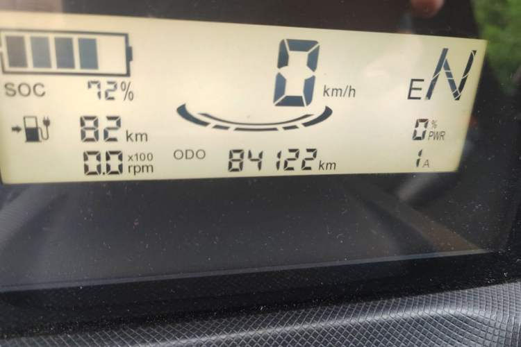 Used Wuling Hongguang MINIEV 2020 Easy Version Lithium-Ion Battery Odometer Close Up