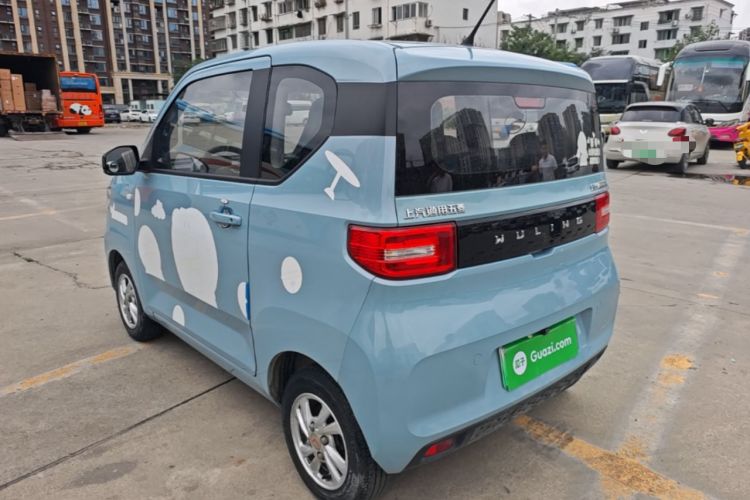 Used Wuling Hongguang MINIEV 2020 Enjoyment Model Lithium Iron Phosphate Rear Left 45 Deg