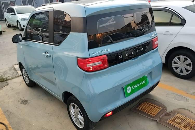Used Wuling Hongguang MINIEV 2020 Freedom Version Lithium Iron Phosphate Rear Left 45 Deg