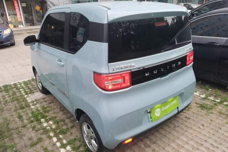 Used Wuling Hongguang MINIEV 2020 Enjoyment Model Lithium Iron Phosphate Rear Left 45 Deg