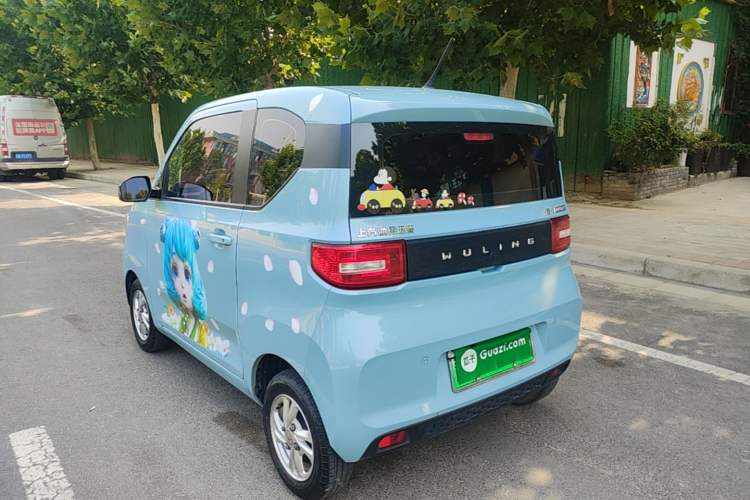Used Wuling Hongguang MINIEV 2020 Enjoyment Model Lithium Iron Phosphate Rear Left 45 Deg