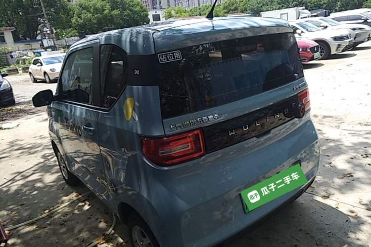Used Wuling Hongguang MINIEV 2020 Enjoyment Model Lithium Iron Phosphate Rear Left 45 Deg