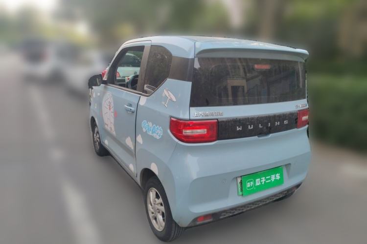 Used Wuling Hongguang MINIEV 2020 Enjoyment Model Lithium Iron Phosphate Rear Left 45 Deg