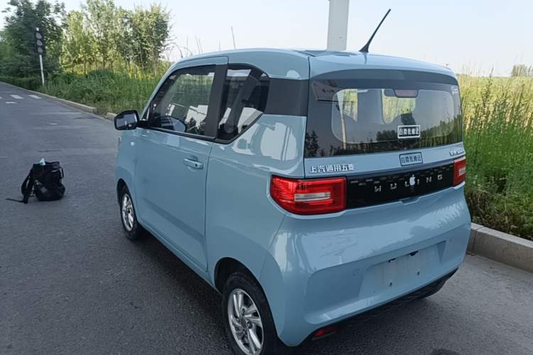 Used Wuling Hongguang MINIEV 2020 Enjoyment Model Lithium Iron Phosphate Rear Left 45 Deg
